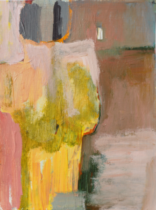 Figur 2, Acryl auf Pappe, 18 cm x 24 cm