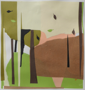 Herbst, Papierarbeit, 24,5 cm x 22,5 cm